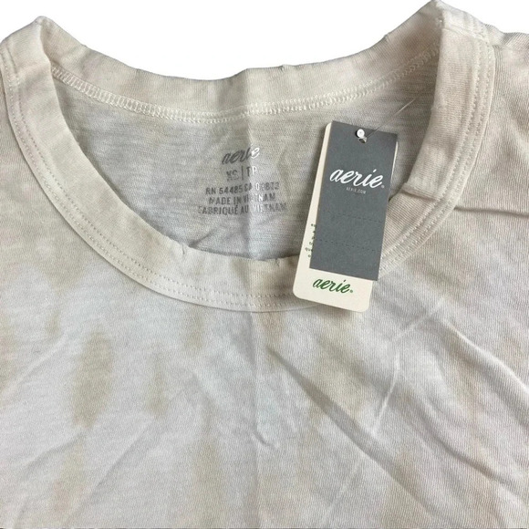 Aerie Tie-Dye Short Sleeve Tie Hem Shirt - Picture 3 of 10